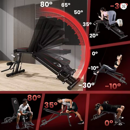 Banc de musculation reglable